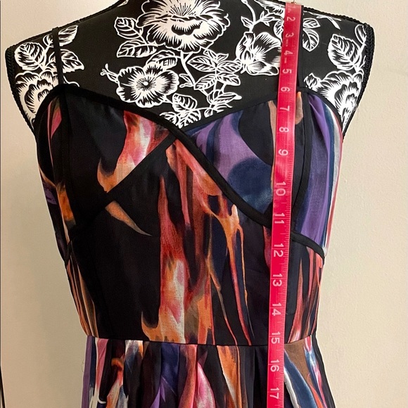 NWOT Stunning “Watercolor” Camila Tree Dress Sz M - Picture 14 of 16